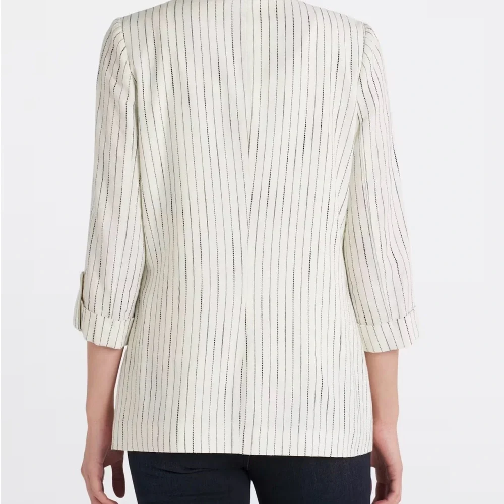 Boyfriend Linen Blend Blazer NWT